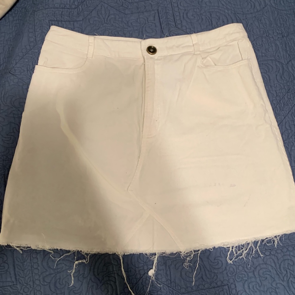 ALTER’D STATE! Off white corduroy skirt